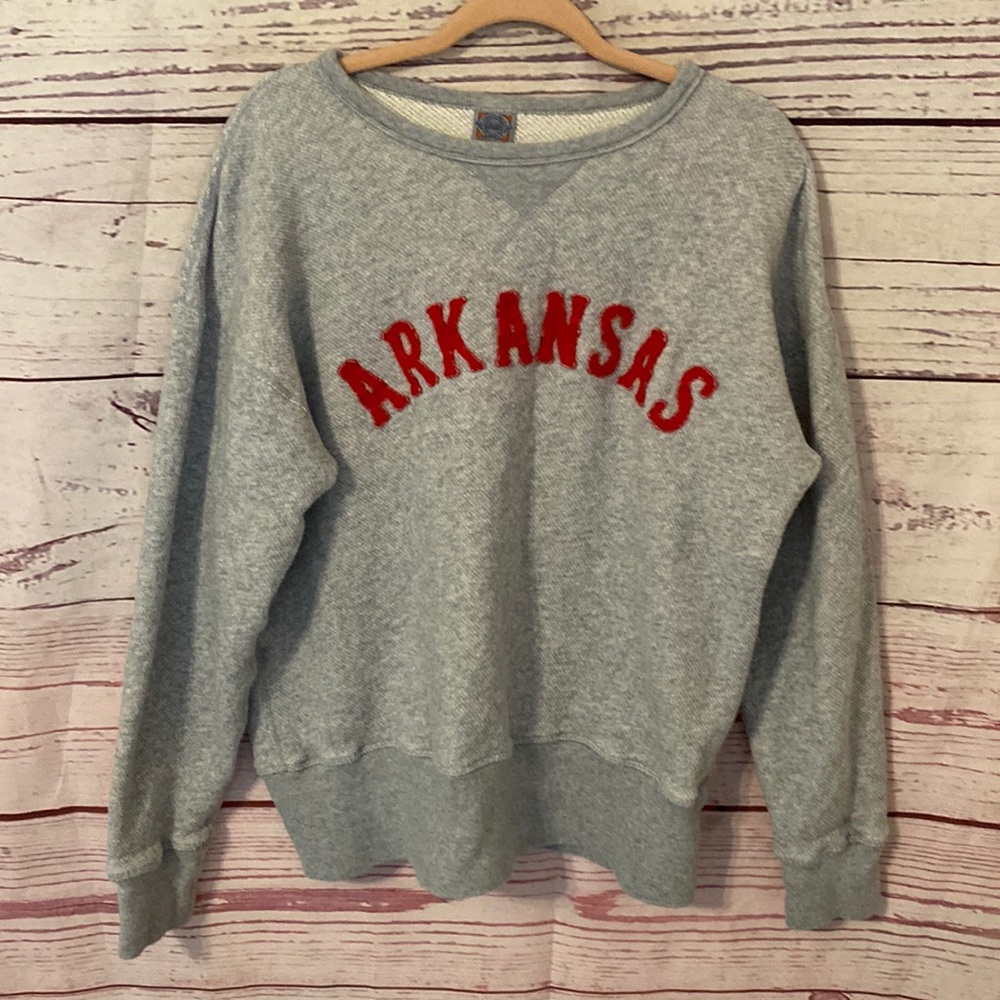 Ebbets Field Flannels Arkansas crew neck sweatshirt